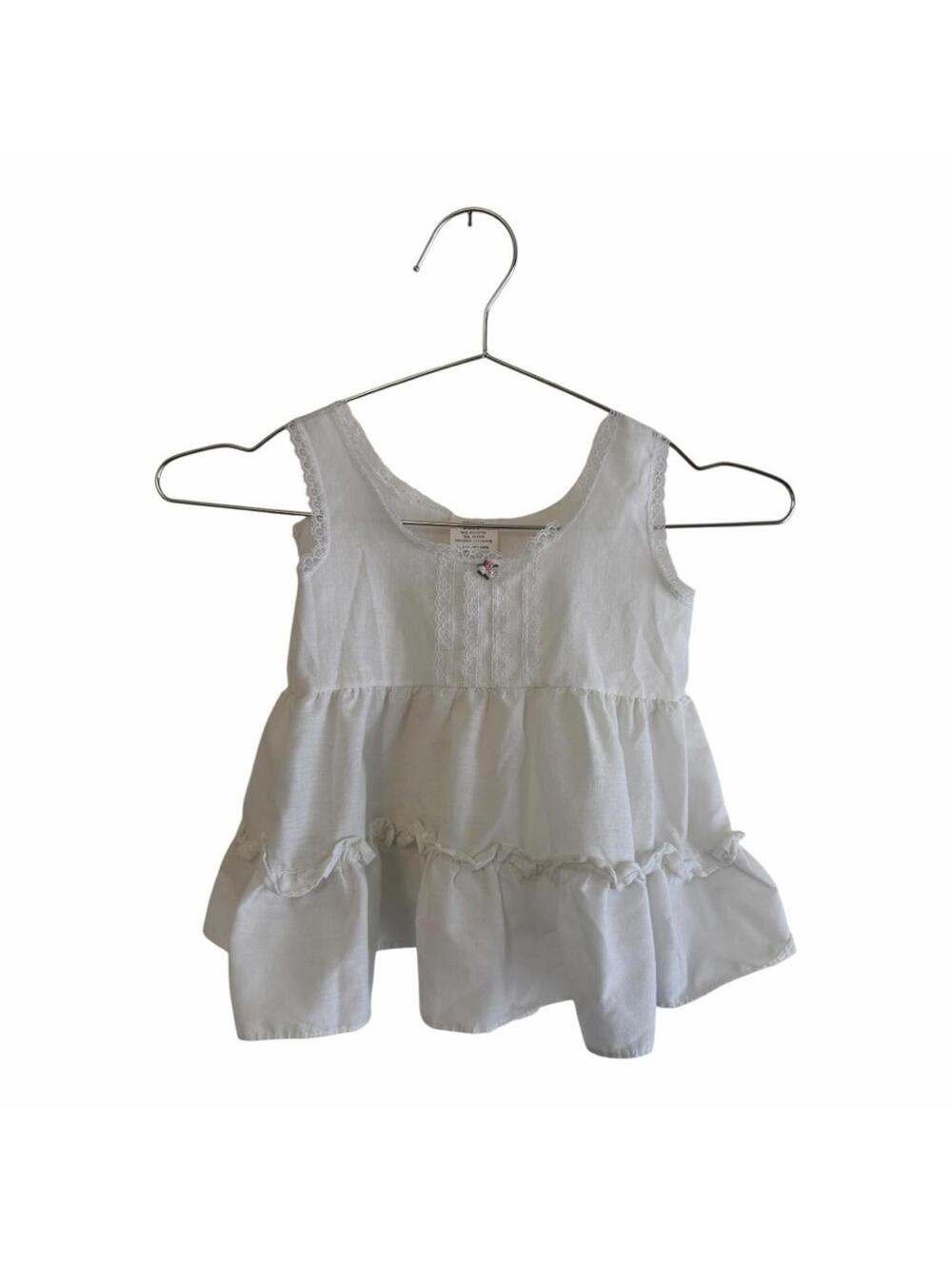 Vintage 70s 80s Girls Dress Toddle Time Lace JC Penney Boho Lace Size 3‎